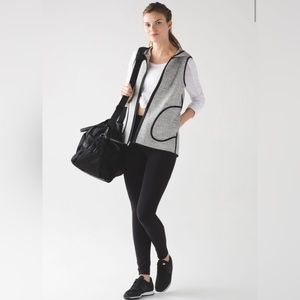 NWOT Lululemon Insculpt Reversible Vest, Heathered Space Dye Grey, Size 6